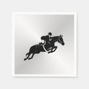 Equestrian Jumper Horse Napkin