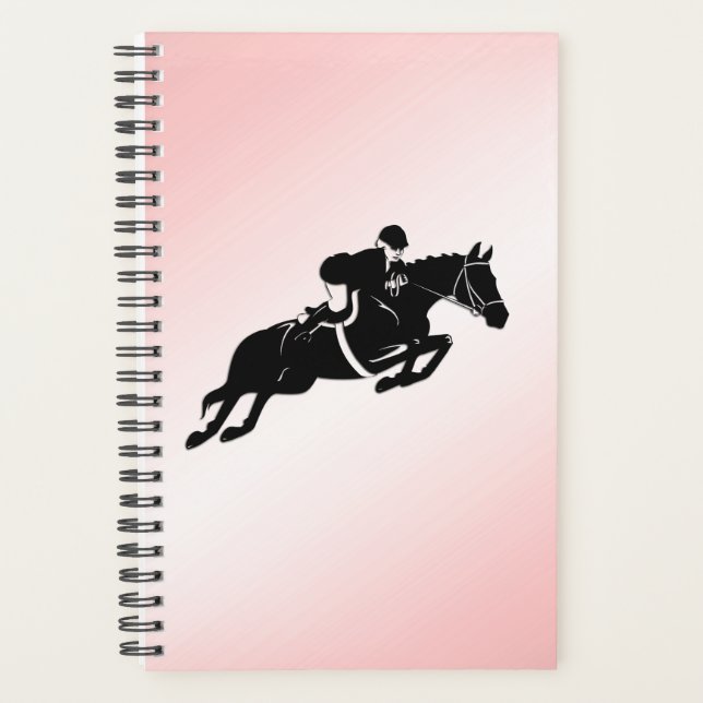 Equestrian Jumper Pink Planner (Front)