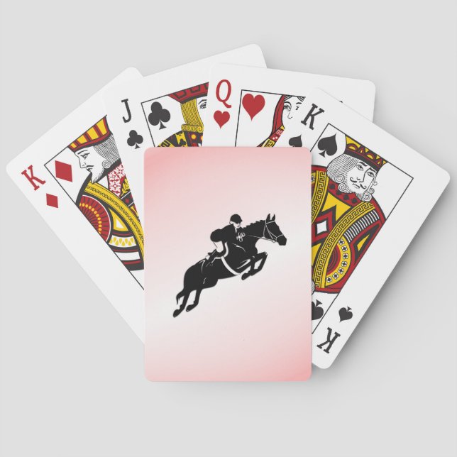 Equestrian Jumper Playing Cards (Back)
