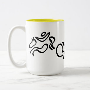 Equestrian Jumping Two-Tone Coffee Mug