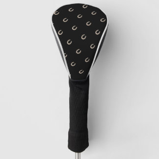 Equestrian Lucky Horse Shoe Pattern Golf Head Cover