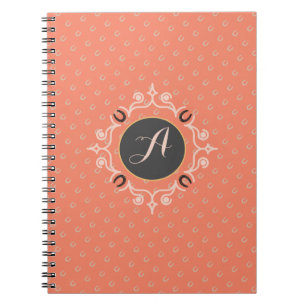 Equestrian Monogram Lucky Horse Shoe Notebook