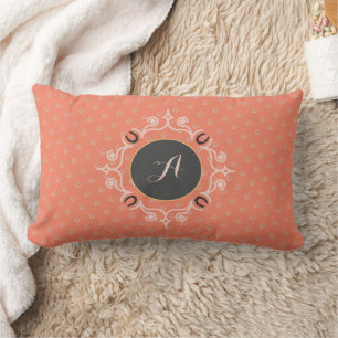 Equestrian Monogram  Lumbar Cushion