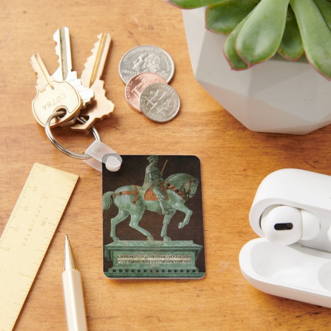 Equestrian Monument to Sir John Hawkwood, Uccello Key Ring (Desk)