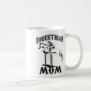 Equestrian Mum Cool Girl Ladies Horse Racers Funny Coffee Mug