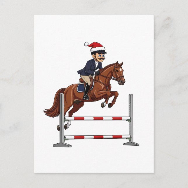 Equestrian Nutcracker Christmas 2026 Holiday   Postcard (Front)