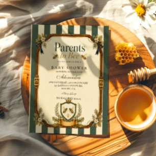 Equestrian Parents To Bee Baby Shower Invitation