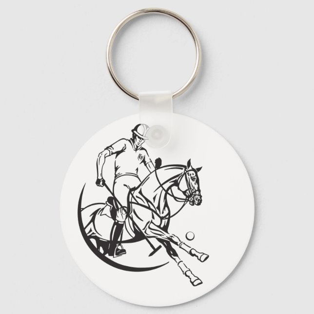 equestrian polo club keychain (Front)