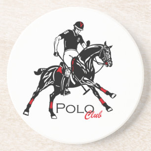 equestrian polo sport club coaster