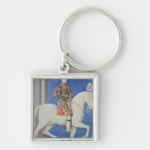 Equestrian Portrait Dauphin Henri II Key Ring