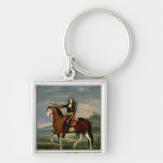 Equestrian Portrait Key Ring (Front)