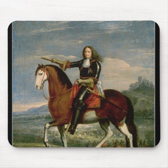 Equestrian Portrait Mouse Pad (Front)