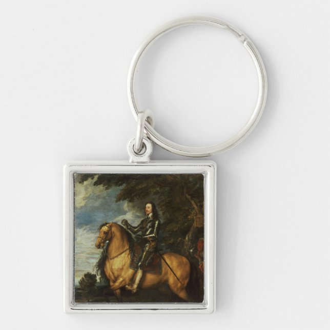Equestrian Portrait of Charles I  c.1637-38 Key Ring (Front)