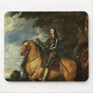 Equestrian Portrait of Charles I  c.1637-38 Mouse Pad