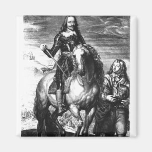 Equestrian portrait of Charles I Magnet