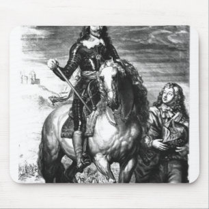 Equestrian portrait of Charles I Mouse Pad