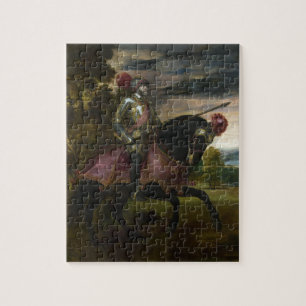 Equestrian Portrait of Charles V by Titian Jigsaw Puzzle