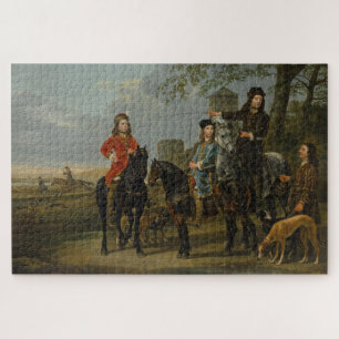 Equestrian Portrait of Cornelis (1639–1680) Cuyp Jigsaw Puzzle