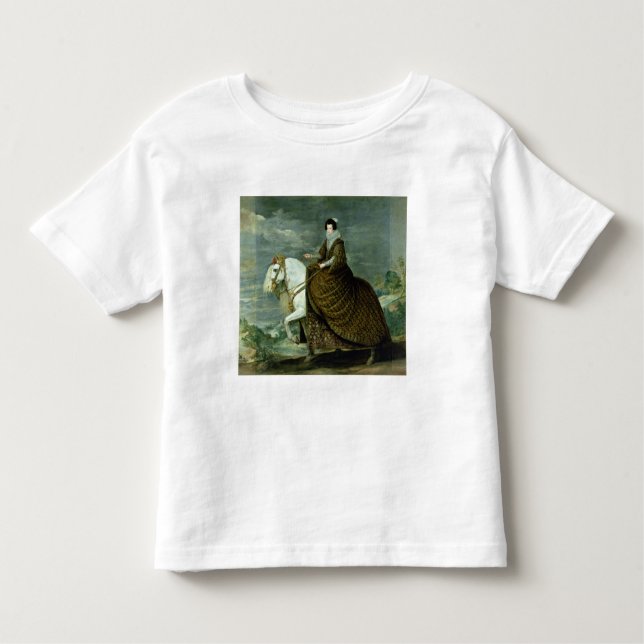 Equestrian portrait of Elisabeth de France Toddler T-Shirt (Front)