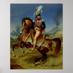 Equestrian Portrait of Joachim Murat 1812 Poster