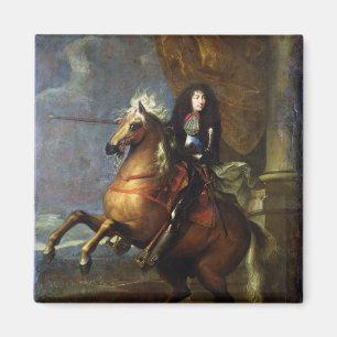 Equestrian Portrait of Louis XIV c.1668 Magnet