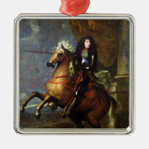 Equestrian Portrait of Louis XIV c.1668 Metal Ornament