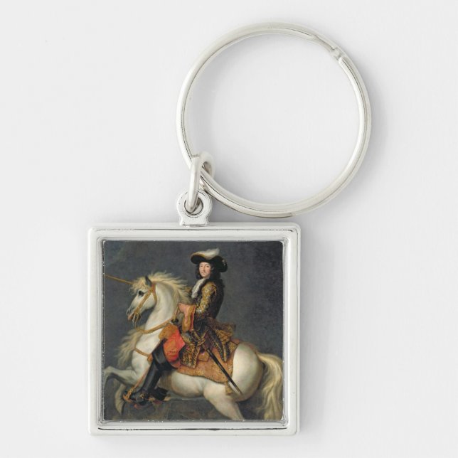 Equestrian Portrait of Louis XIV Key Ring (Front)