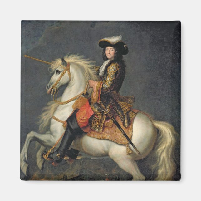 Equestrian Portrait of Louis XIV Magnet (Front)