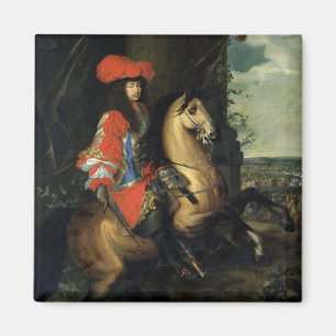 Equestrian Portrait of Louis XIV Magnet