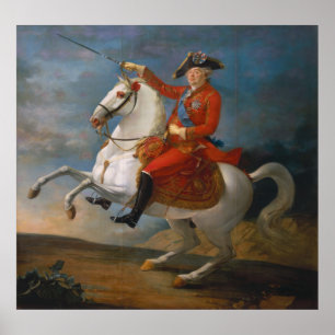 Equestrian Portrait of Louis XVI 1791 Poster