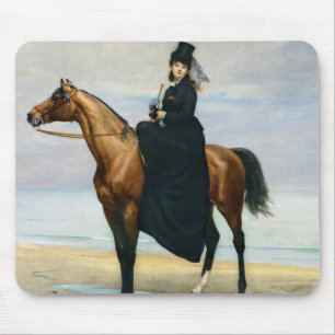 Equestrian Portrait of Mademoiselle Croizette Mouse Pad