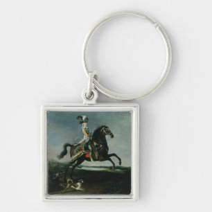 Equestrian Portrait of Marie-Antoinette Key Ring