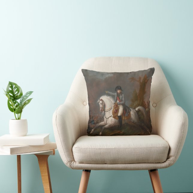 Equestrian Portrait of Napoleon Cushion (Chair)