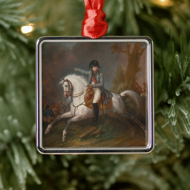 Equestrian Portrait of Napoleon Metal Ornament (Tree)