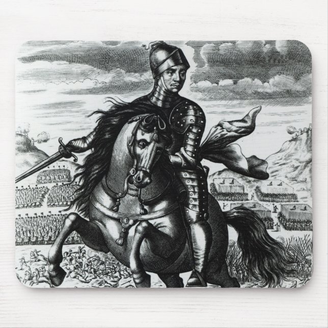Equestrian portrait of Oliver Cromwell Mouse Pad (Front)