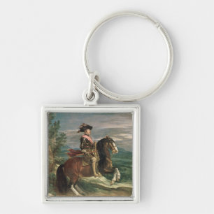 Equestrian Portrait of Philip IV  c.1636 Key Ring