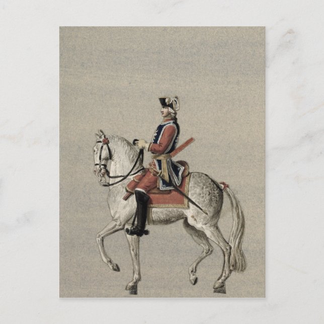 Equestrian portrait of Prince Charles Postcard (Front)