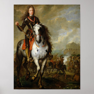 Equestrian Portrait of Prince Eugene Poster