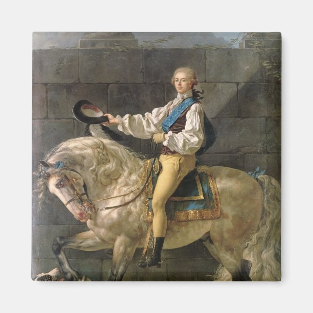 Equestrian Portrait of Stanislas Kostka Magnet (Front)