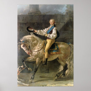 Equestrian Portrait of Stanislas Kostka Poster