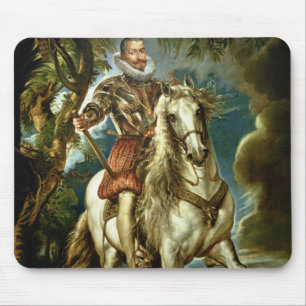 Equestrian portrait of the Duke of Lerma 1603 Mouse Pad