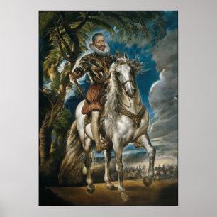 Equestrian Portrait of the Duke of Lerma Poster