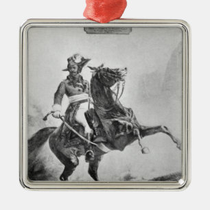 Equestrian portrait of Thomas Alexandre Metal Tree Decoration