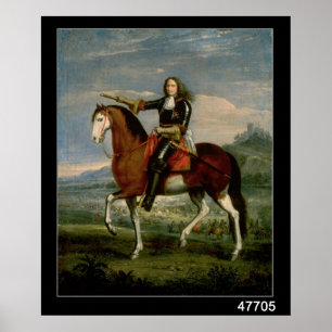 Equestrian Portrait Poster