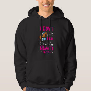 Equestrian Rider I Don't Fall English Horse Show J Hoodie