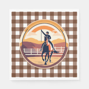 Equestrian Rider  Napkin