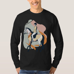 Equestrian Riding Dressage Eventing Horse Sports T-Shirt