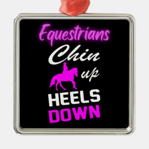 Equestrian Riding Quotes Metal Ornament