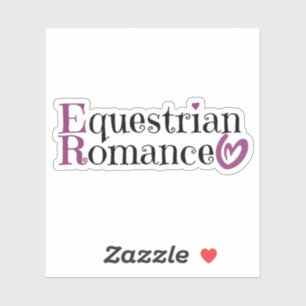 Equestrian Romance Sticker