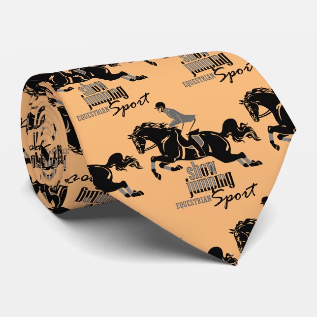 equestrian show jumping tie (Rolled)